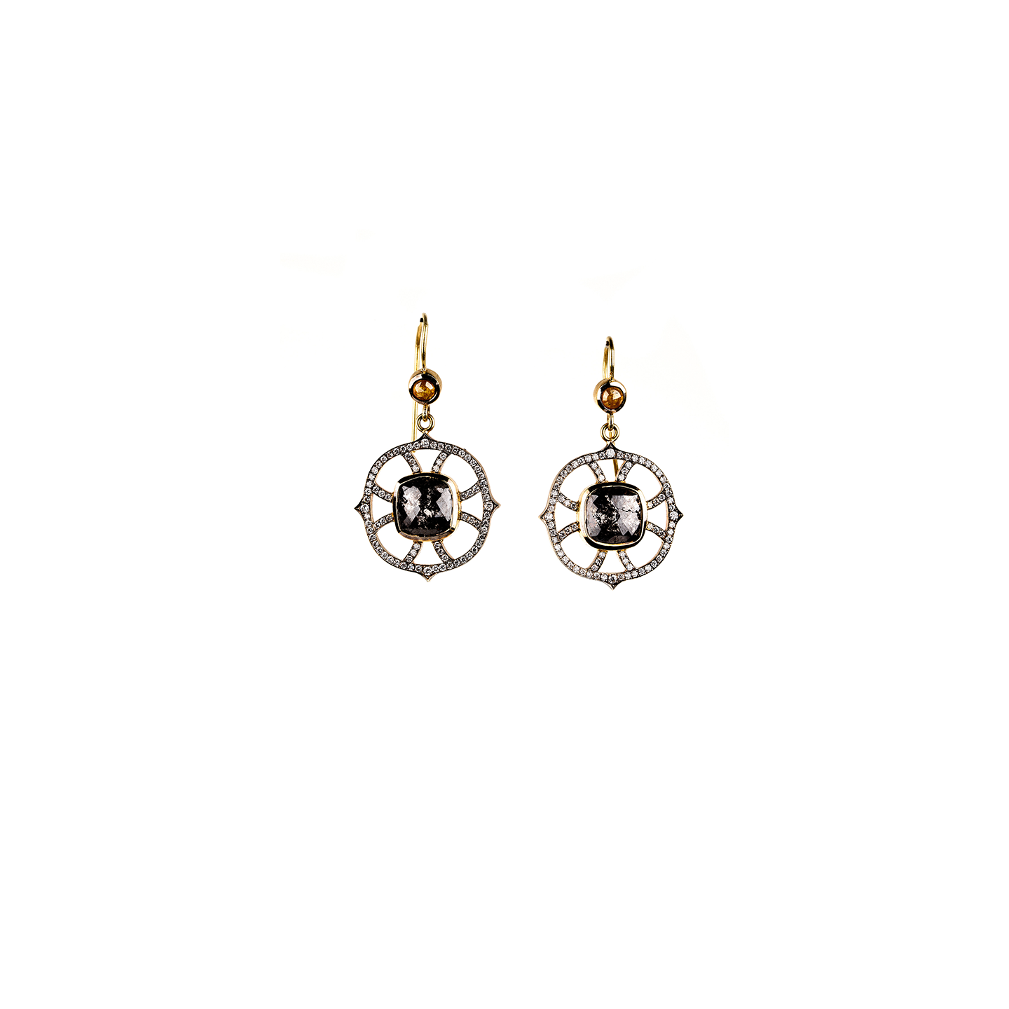 Sylva & Cie Rough Diamond Earring