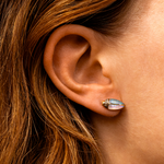 Bibi Van Der Velden Mini Scarab Opal Stud-Single