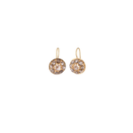 Sylva & Cie Rose Cut Diamond Earrings