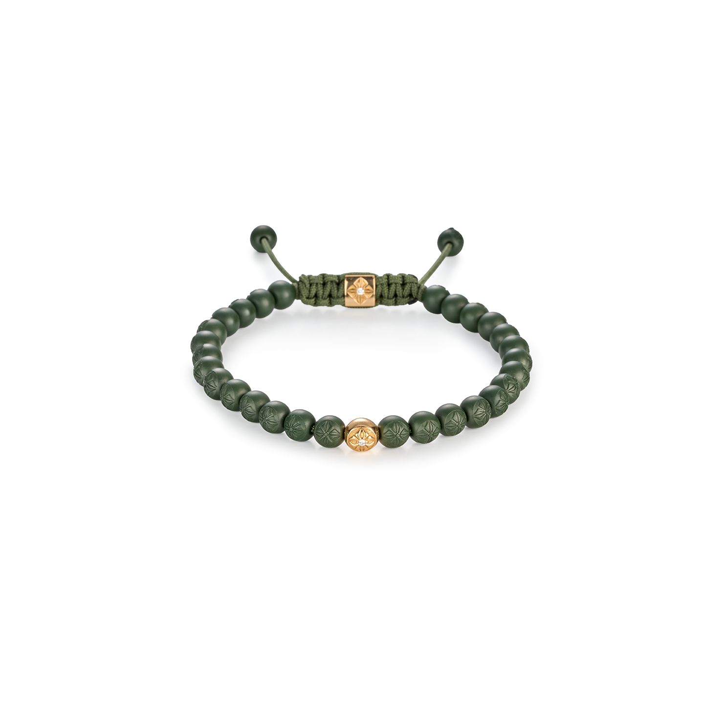 Shamballa Jewels 6mm Non-Braided Ceramic Beaded Bracelet