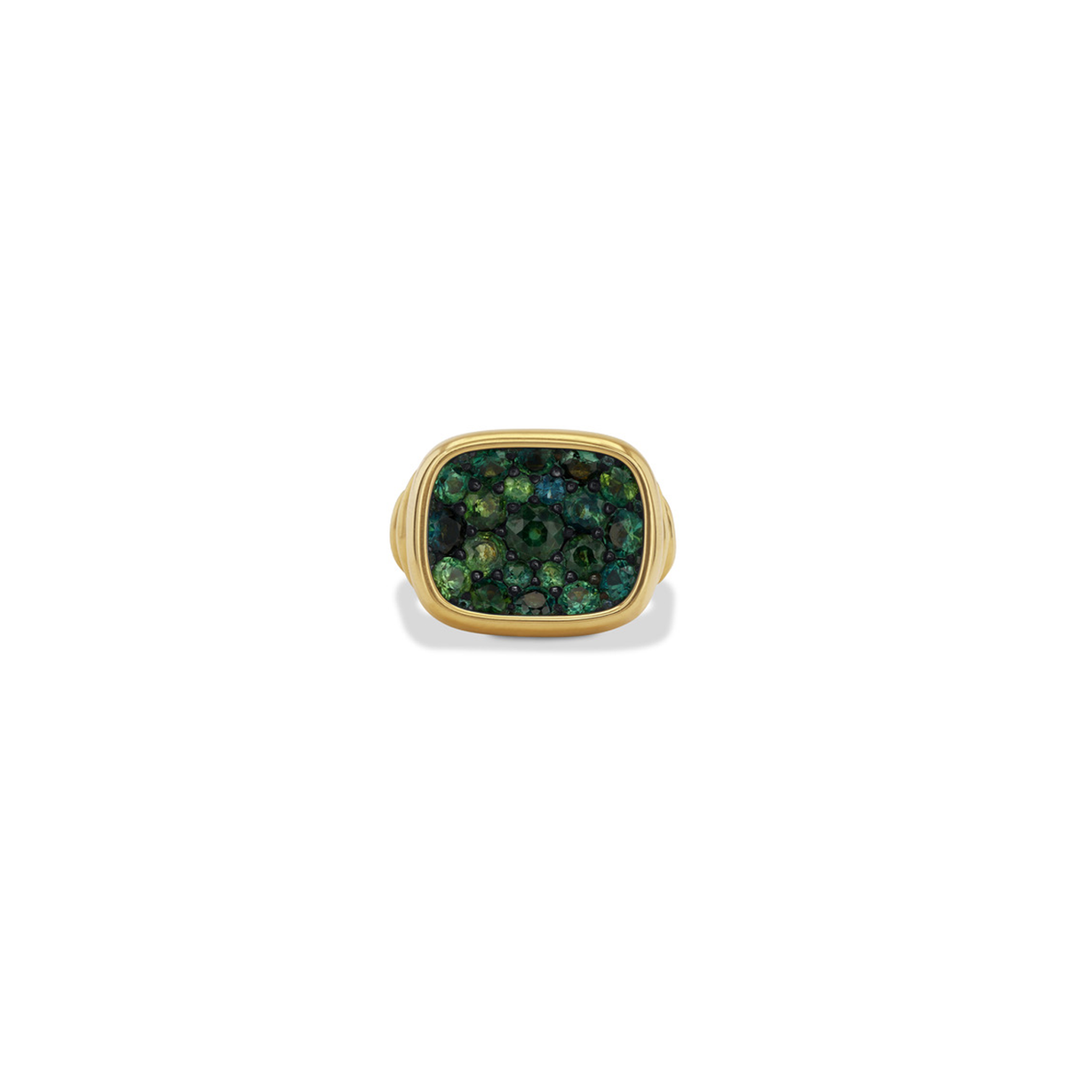 VRAM Chrona Green Sapphire Signet Ring