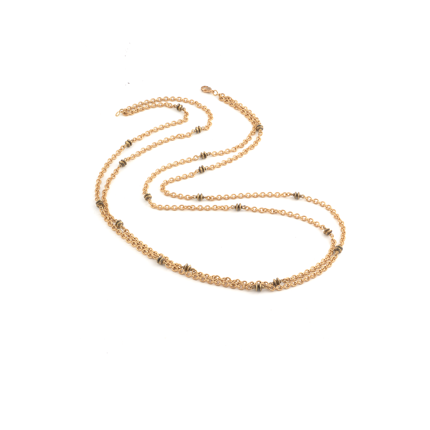 Sylva & Cie Double Strand Bead Necklace