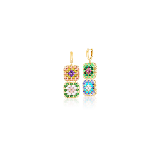 Harwell Godfrey Granny Squares Maude Earrings