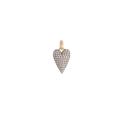 Sylva & Cie Diamond Heart Pendant