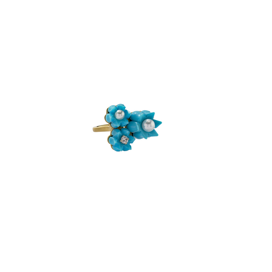 Irene Neuwirth 'Lily of the Valley' Trio Turquoise Ring