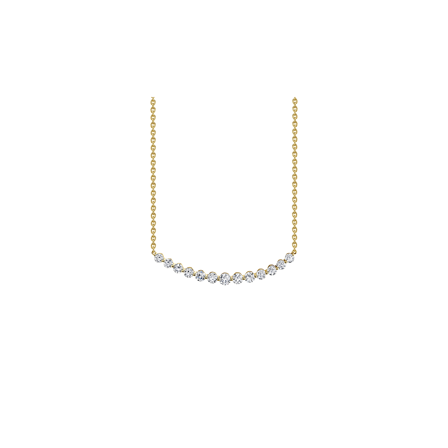 Anita Ko Diamond Crescent Necklace