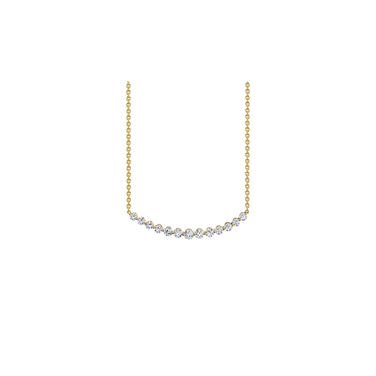 Anita Ko Diamond Crescent Necklace