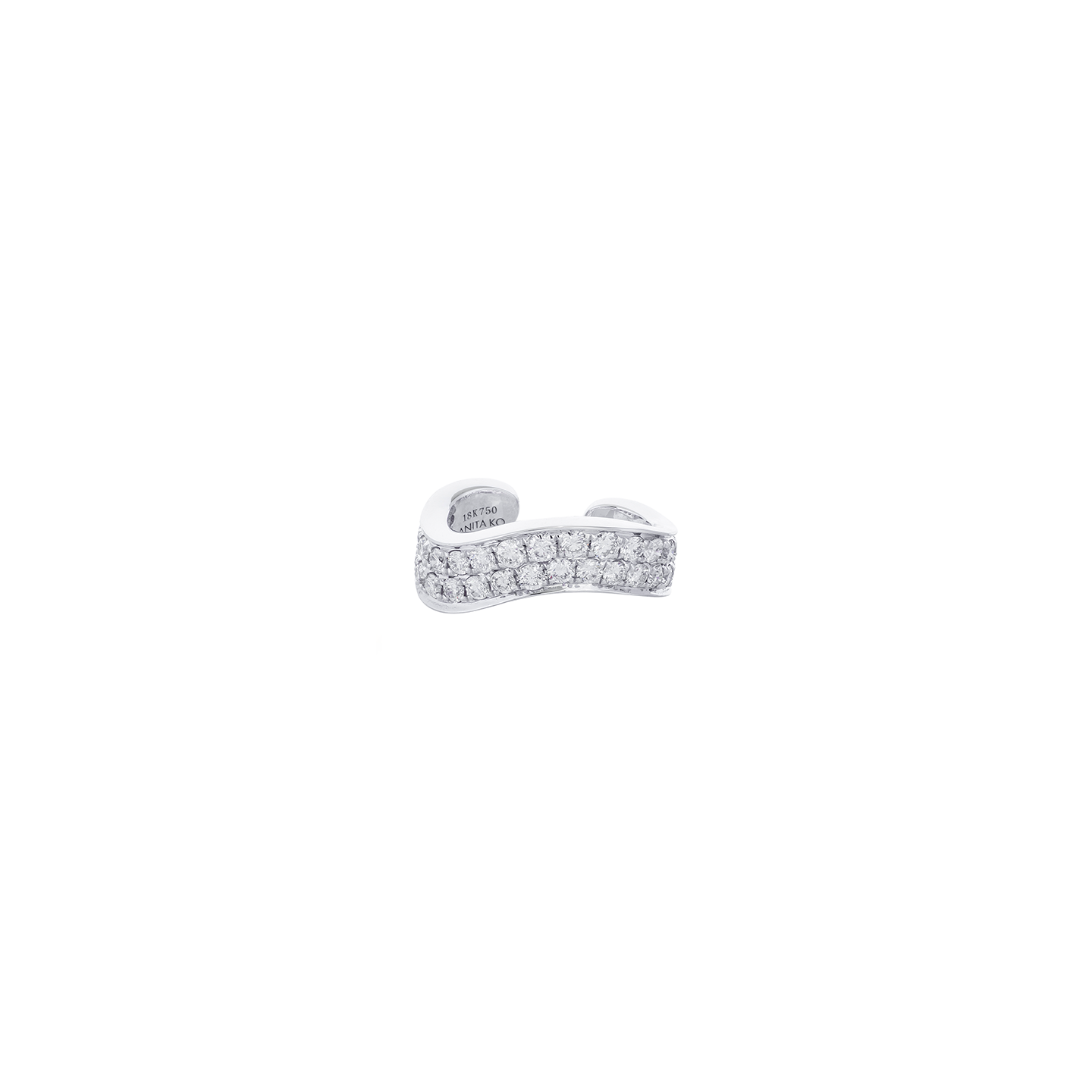 Anita Ko Diamond Wave Ear Cuff