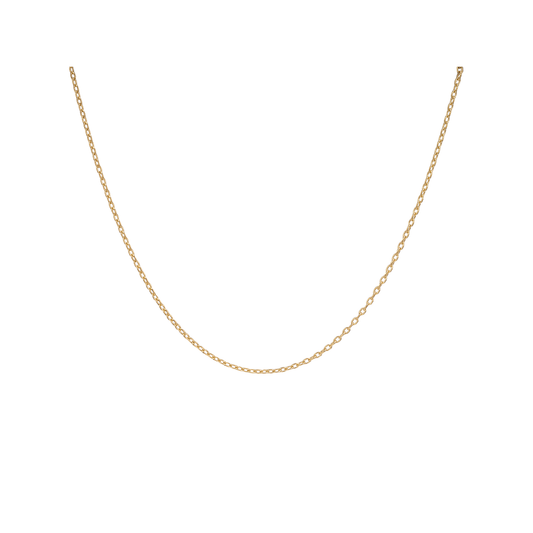 Caroline Ellen Rectangular Link Cable Chain with Lobster Claw Clasp