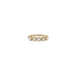 Irene Neuwirth Classic Five Stone Bezel Ring