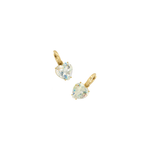 Irene Neuwirth One-of-a-Kind 'Love' Rainbow Moonstone Heart Shaped Huggies
