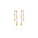 Fernando Jorge 'Fluid' Gold Doubled Earrings