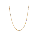 Sylva & Cie Pearl and Gold Bead Necklace