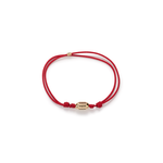 Luis Morais 'Fuck' Bolt Bead on Red Cord Bracelet