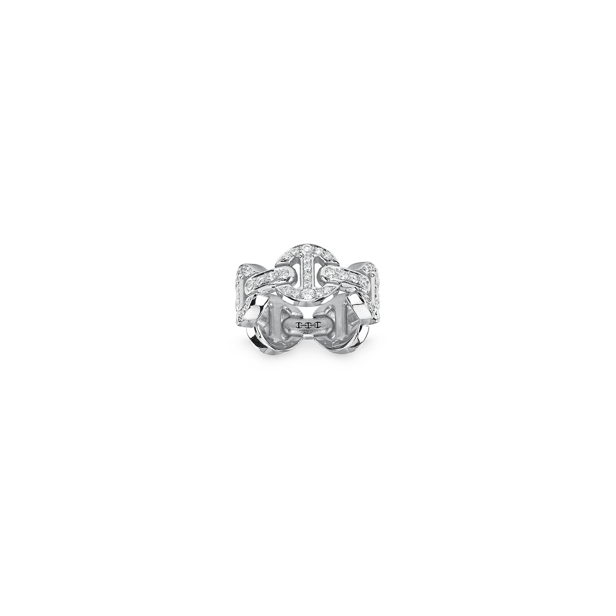 Hoorsenbuhs Dame Classic Tri-Link Antiquated Ring