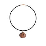 Dezso Carved Red Tiger's Eye Shell Charm