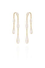 Fernando Jorge 'Fluid' Mother of Pearl Doubled Earrings