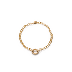 Caroline Ellen Pave Oval Bracelet
