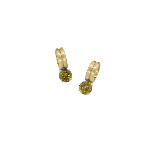 Irene Neuwirth One-of-a-Kind 'Heroic' Green Tourmaline Hoops