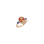 Francesca Villa Morning Dew Vintage Cameo Ring