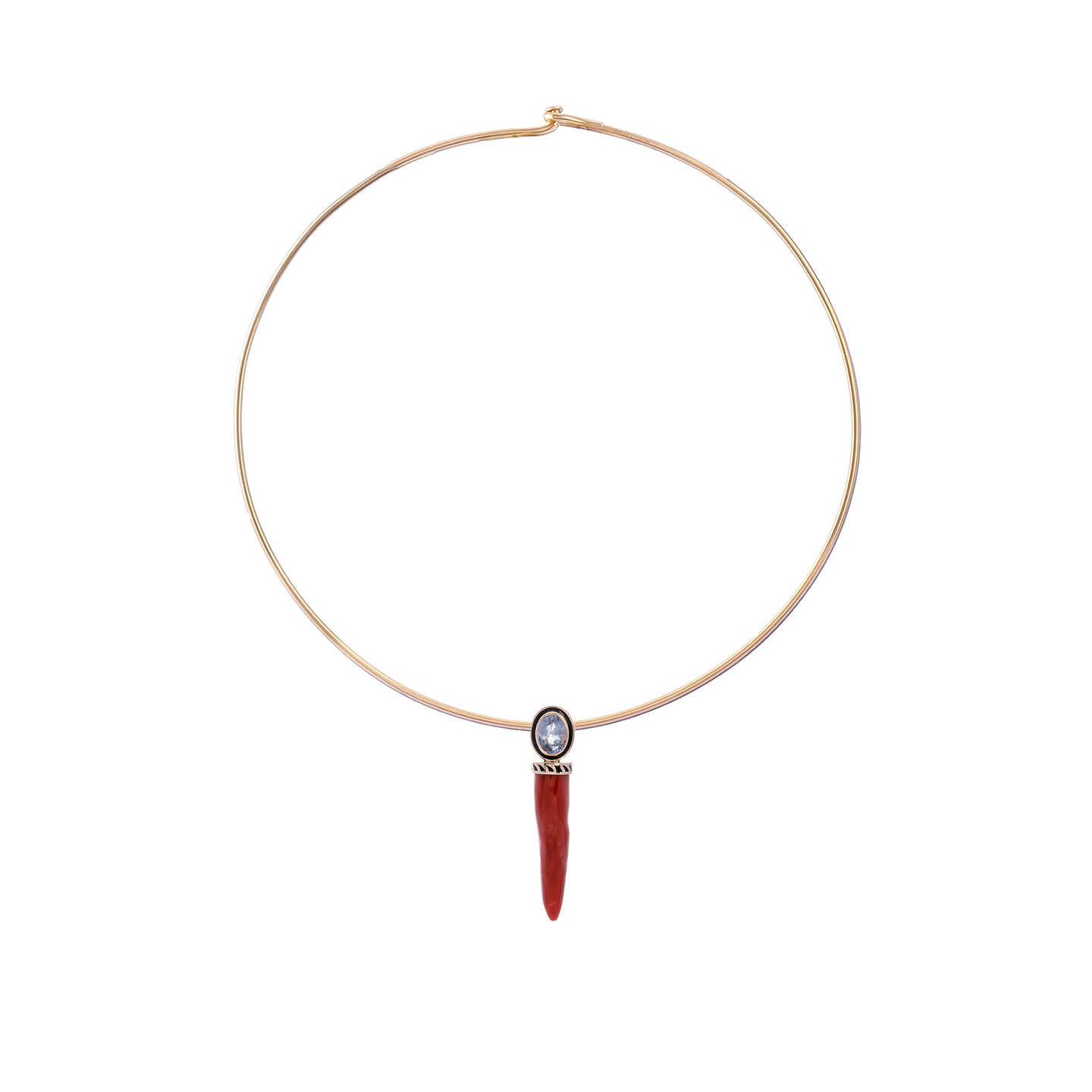Dezso Cornetto Charm with Sapphire