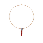 Dezso Cornetto Charm with Sapphire