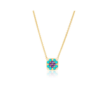 Harwell Godfrey Granny Squares Iris Pendant Necklace