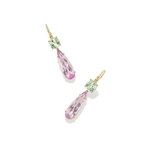 Irene Neuwirth One-of-a-Kind 'Gemmy Gem' Earrings with Green Tourmaline and Kunzite