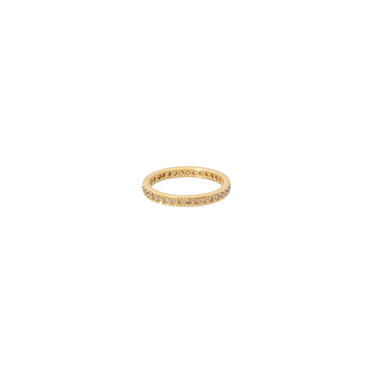 Caroline Ellen Champagne Diamond Band