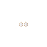Irene Neuwirth Pave Halo Medium 'Classic' Rainbow Moonstone Drop Earrings