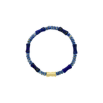 Luis Morais Bolt Screw on Gemstone Beaded Bracelet