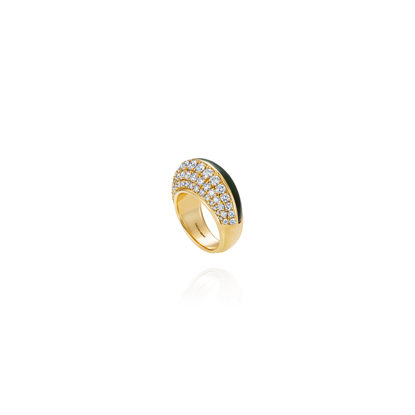 Fernando Jorge 'Fluid' Diamonds and Stone Ring