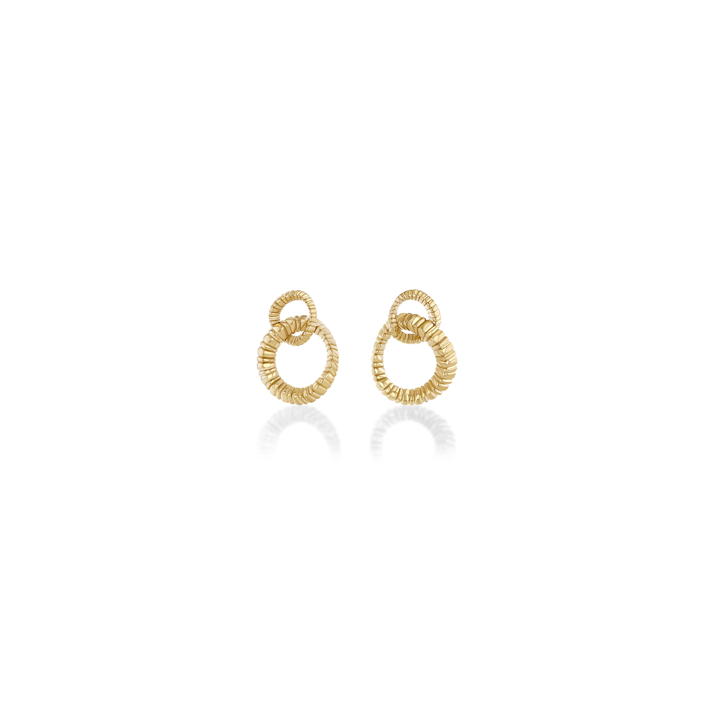 Lizzie Mandler Petite Fluted Link Earrings