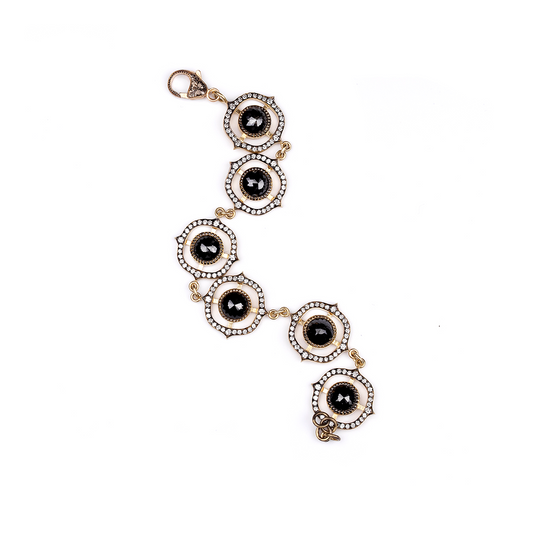 Sylva & Cie Black Diamond Bracelet