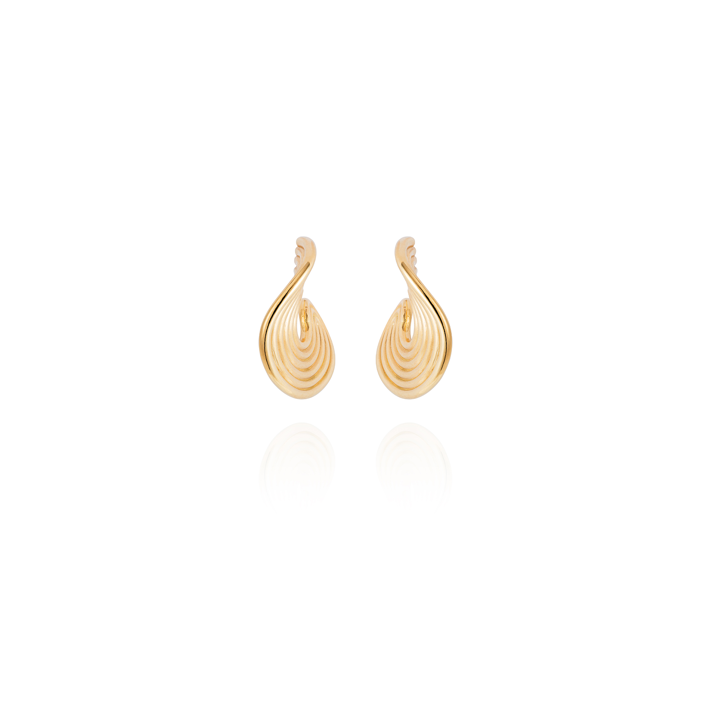 Fernando Jorge 'Stream' Lines Flat Hoop Earrings