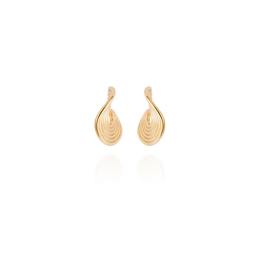 Fernando Jorge 'Stream' Lines Flat Hoop Earrings