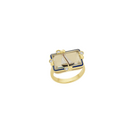 Francesca Villa 'Set Sail' Painted Crystal Ring