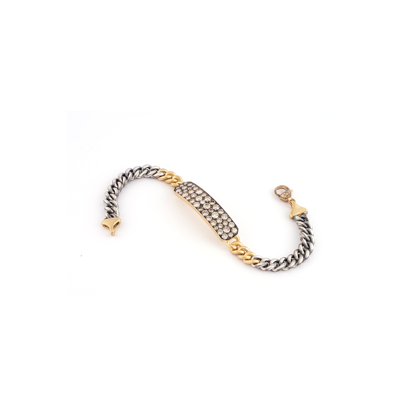 Sylva & Cie Champagne Diamond Ten Table Bracelet