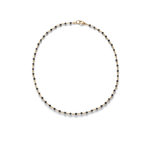 Caroline Ellen Black Diamond Beaded Necklace