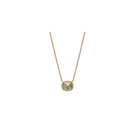 Sylva & Cie Rough Diamond Pendant