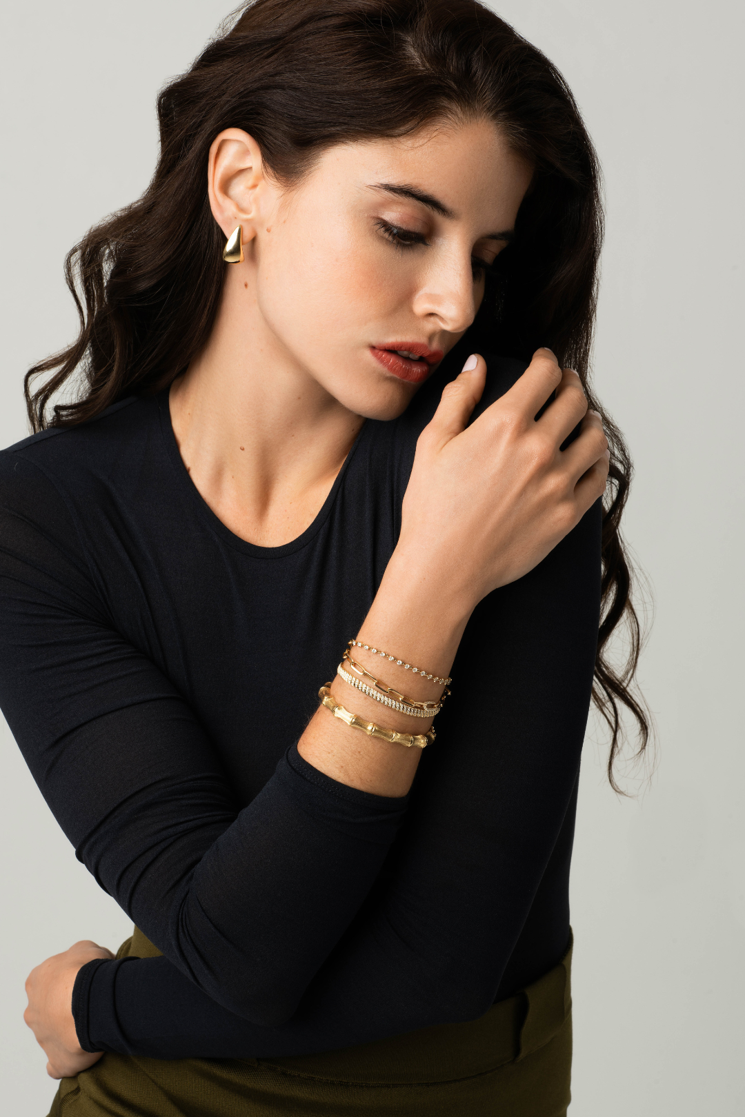 Anita Ko Thin Zoe Bracelet with Diamonds