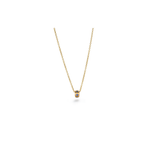 Caroline Ellen Wide Rondelle Necklace with Star Set Sapphires