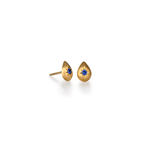 Caroline Ellen Star Set Sapphire Tear Drop Stud Earrings