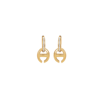 Hoorsenbuhs Klaasp Earrings with Diamonds
