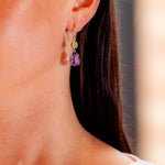Irene Neuwirth 'Gemmy Gem' One-of-a-Kind Double Drop Earrings