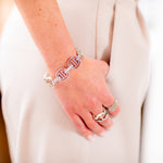 Hoorsenbuhs MMV Medium Link Bracelet with Diamond Bridges