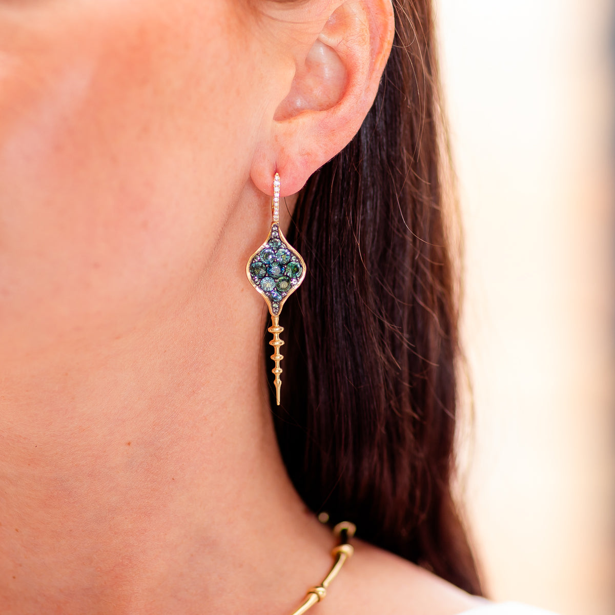 VRAM DiaChrona Sapphire Earrings