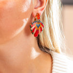 Silvia Furmanovich Suzani Marquetry Earrings