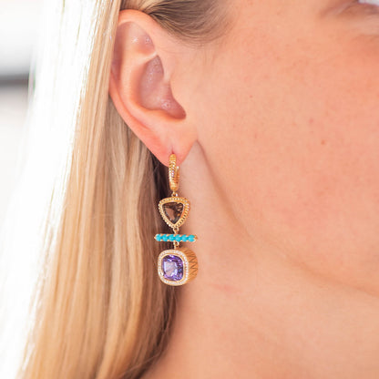 Harwell Godfrey One-of-a-Kind Totem Earrings