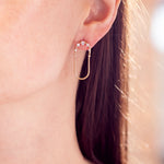 Fernando Jorge 'Parallel' Diamond on Chain Short Earrings